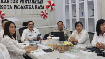 Kanwil BPN Kalteng Evaluasi Kinerja Pertanahan Palangka Raya