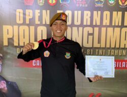 Gemilang di Arena Silat, Prajurit Yonarhanud 10/ABC Raih Juara 1 Piala Panglima TNI