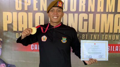 Gemilang di Arena Silat, Prajurit Yonarhanud 10/ABC Raih Juara 1 Piala Panglima TNI 11 Gemilang di Arena Silat, Prajurit Yonarhanud 10/ABC Raih Juara 1 Piala Panglima TNI