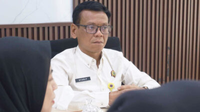 Kantah Banyuasin Evaluasi Data Penerima Akses Reforma Agraria 8 Kepala Seksi Penataan dan Pemberdayaan Kantor Pertanahan Kabupaten Banyuasin, Syarif Hidayat, S.ST., M.Si.,